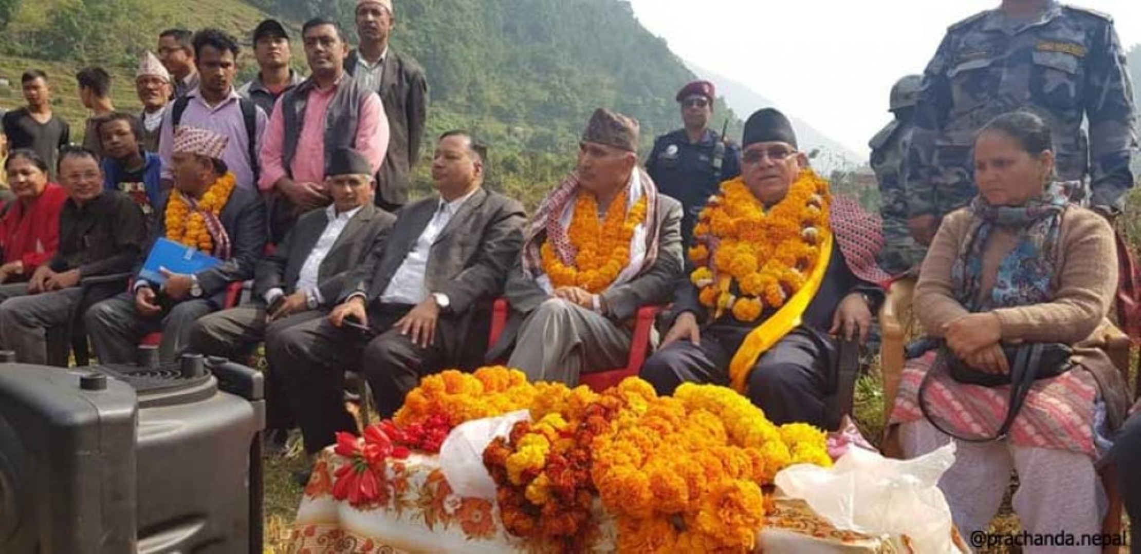 (नेकपा)का अध्यक्ष पुष्पकमल दाहाल