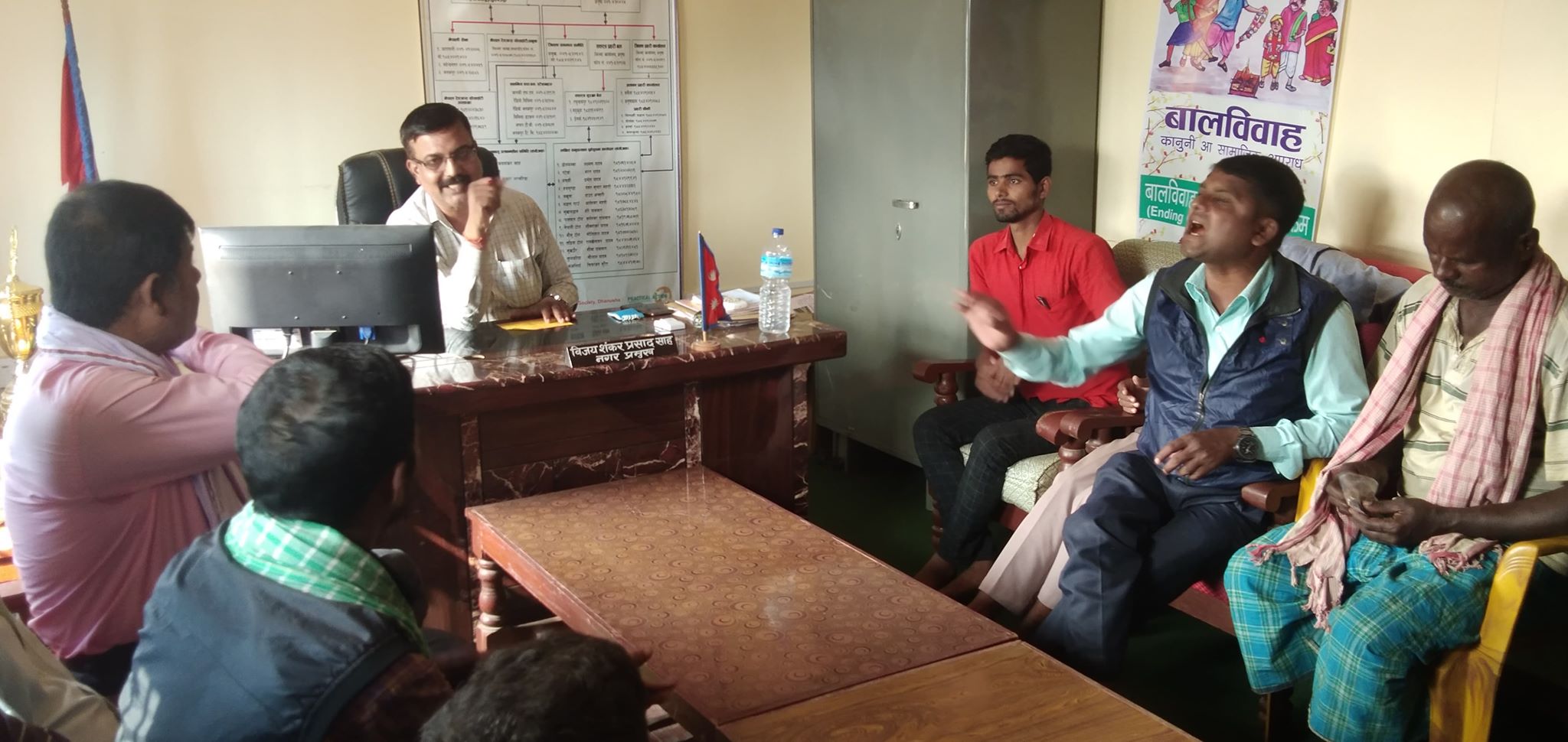 वडा कार्यालयको व्यवस्था मिलाउन मेयरसँग वडाध्यक्षको माग