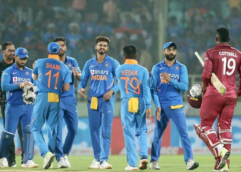 भारतले वेष्टइन्डिजलाई हरायो