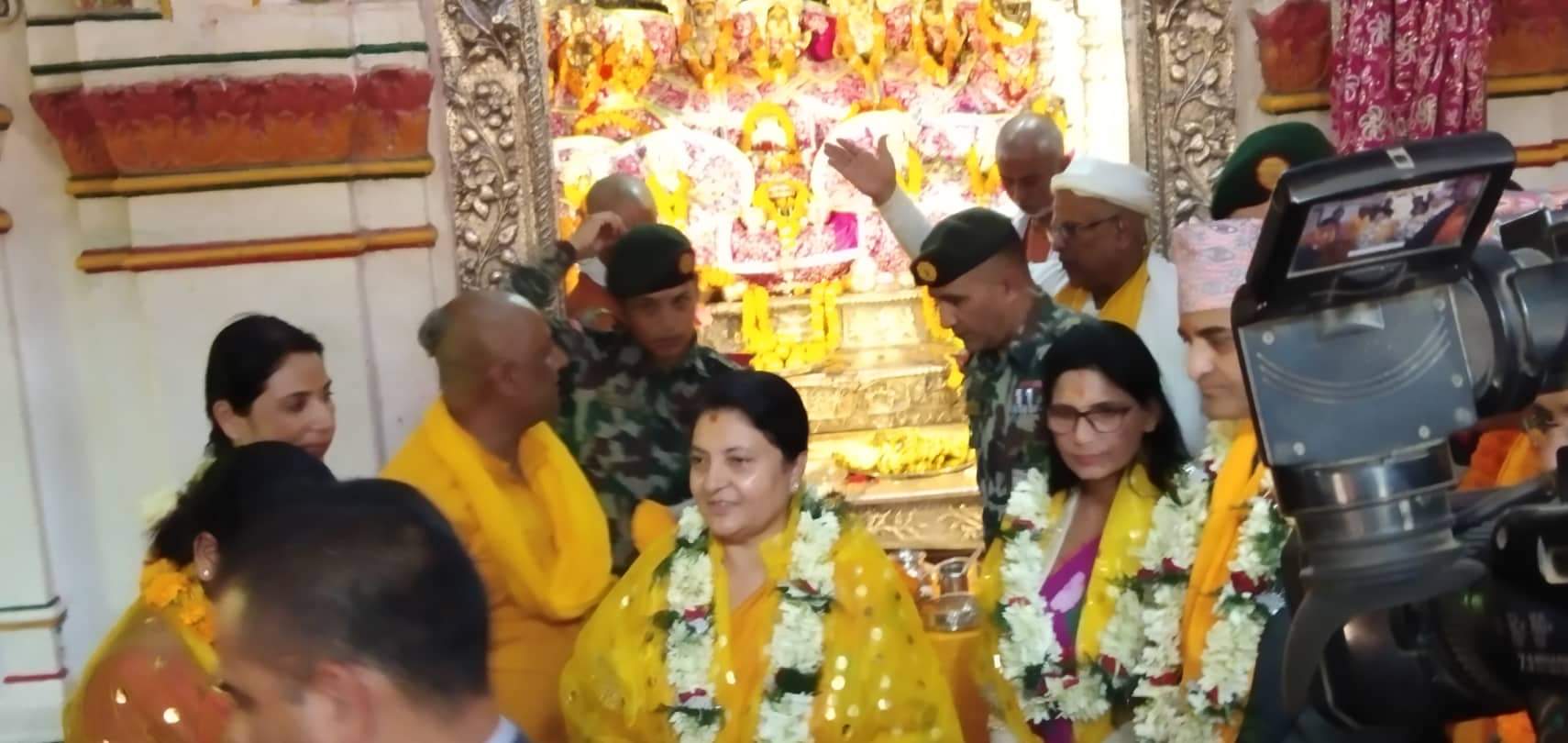 राष्ट्रपति भण्डारीले दिइन् विवाहपञ्चमीको शुभकामना