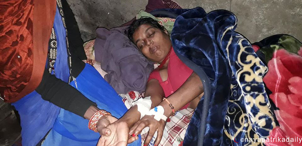 सिरहामा बँदेलको आक्रमणवाट श्रीमान–श्रीमती घाईते