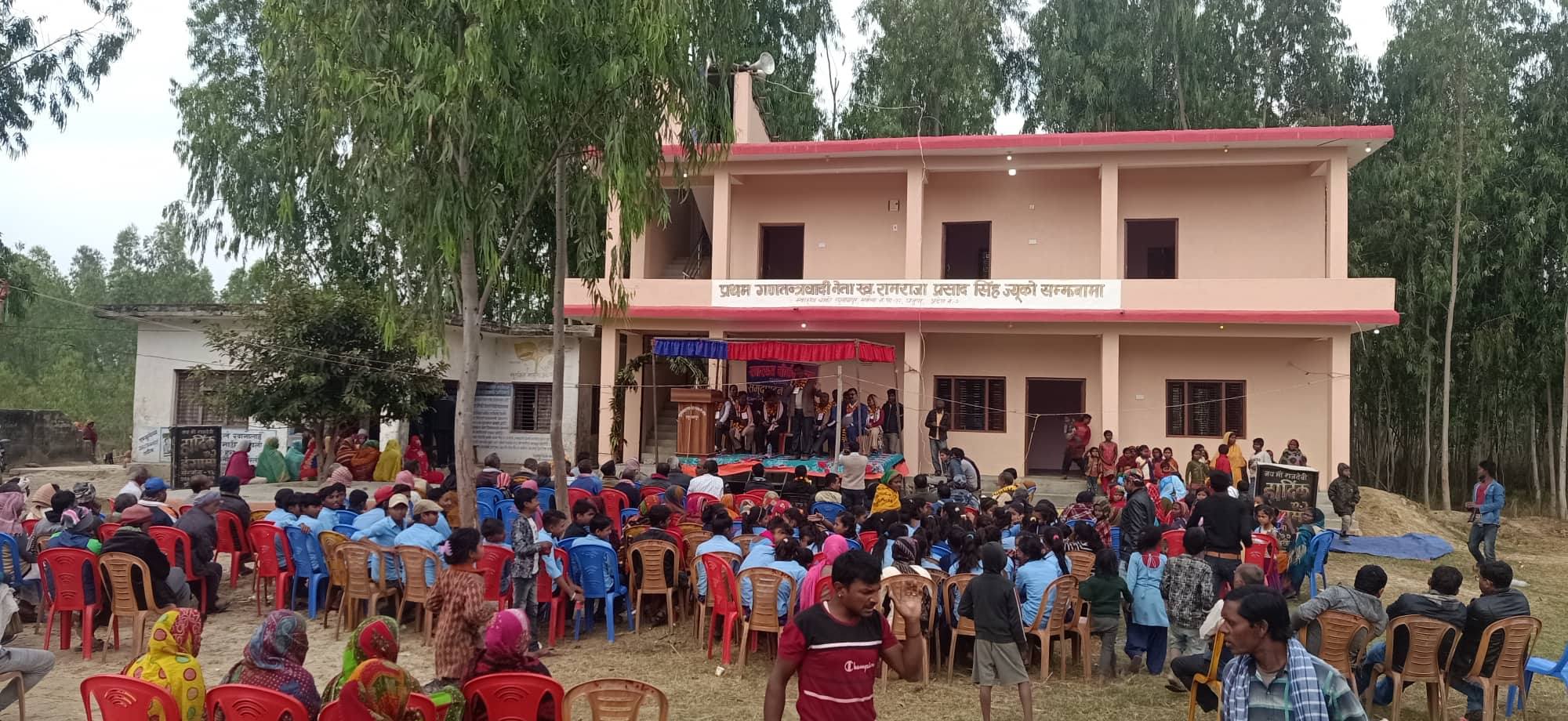 रघुनाथपुरमा बन्यो ४५ लाखमा स्वर्गिय रामराजाको सम्झनामा बर्थिङ्ग सेन्टर, स्थानीय खुःशी