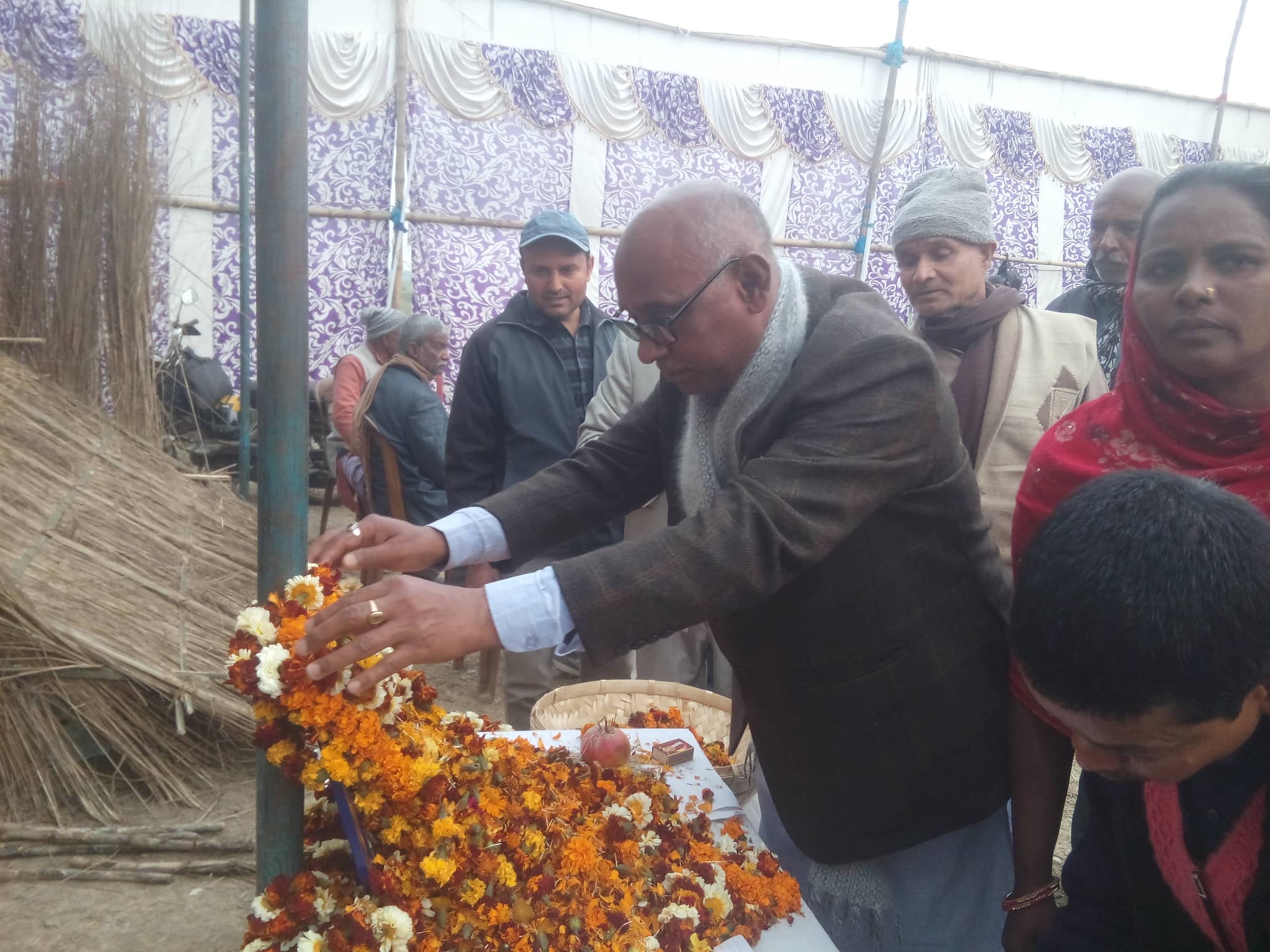 जनकपुरधामका मेयर साहद्धारा स्वर्गिय झामाथि श्रद्धाञ्जली अर्पण