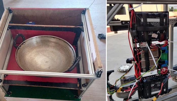 नेपली युवाले बनाए कोरोना संक्रमितसम्म खाना पुयाउने रोबोट