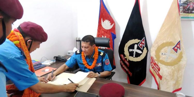 डिआइजी सिंहद्वारा २ नं. प्रदेश प्रहरी प्रमुखको पदभार ग्रहण