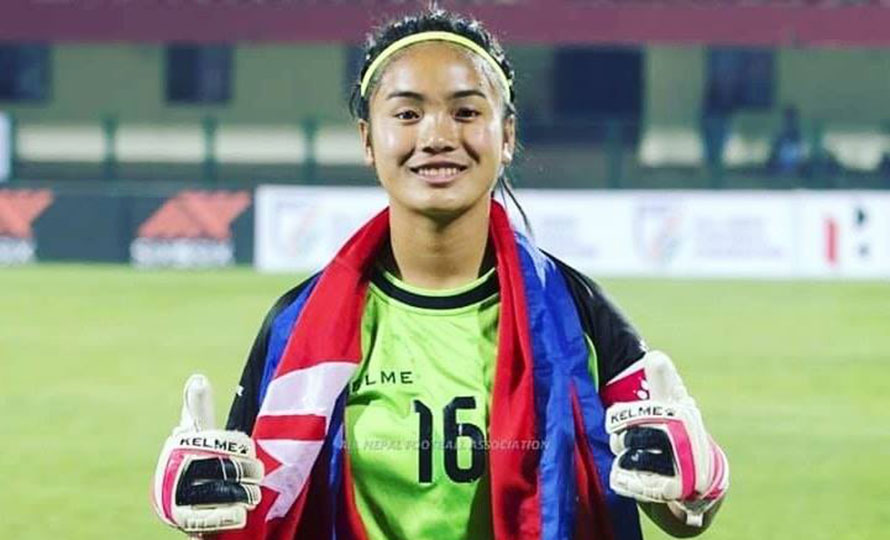 कोरोना महामारीले हाम्रो मेहनत नै खेर गयो : गोलकिपर एञ्जिला