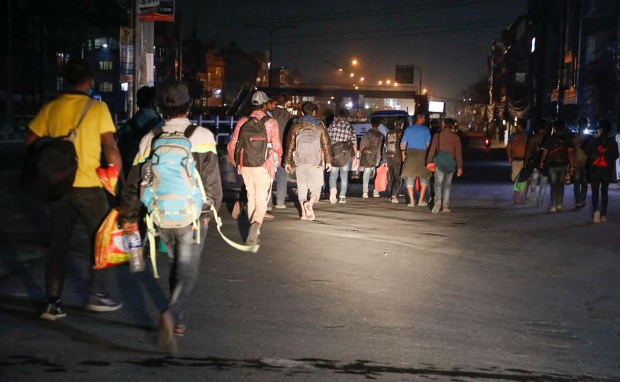 राजधानीबाट बाहिर जान चाहनेका लागि दुई दिन खुला