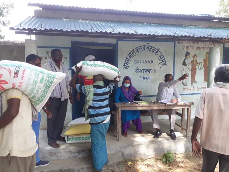 सुखीपुर नगरपालिकाले आजदेखि विपन्नलाई राहत बाड्दै