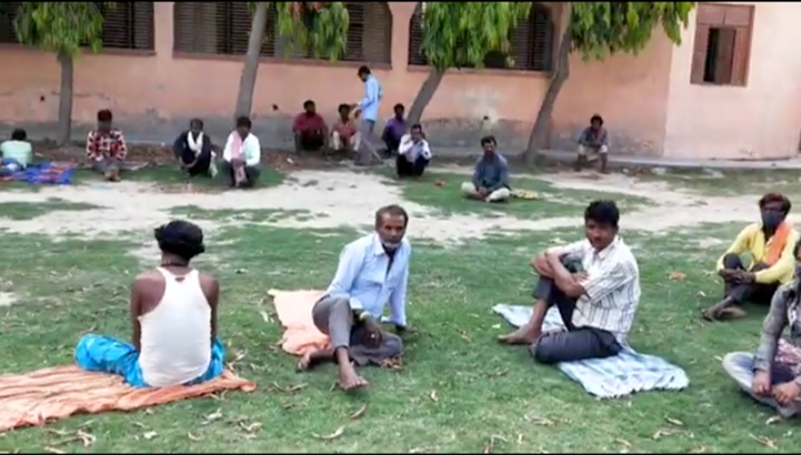 काठमाडौंबाट पैदलै घर हिँडेका ३३ भारतीय मजदुर धनुषामा अलपत्र