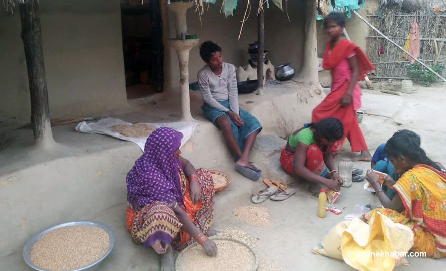 राहत पाउँदा मुसहर वस्तीमा देखियो मुस्कान