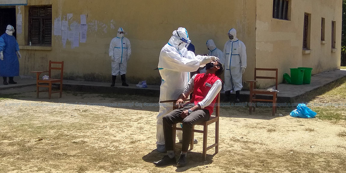 सर्लाहीबाट ११६ जनाको स्वाब परीक्षणका लागि काठमाडौं पठाइयो