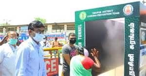 सर्वसाधारणको चाप हुने स्थानमा सेनिटाइज टनेल विस्तार गरिँदै