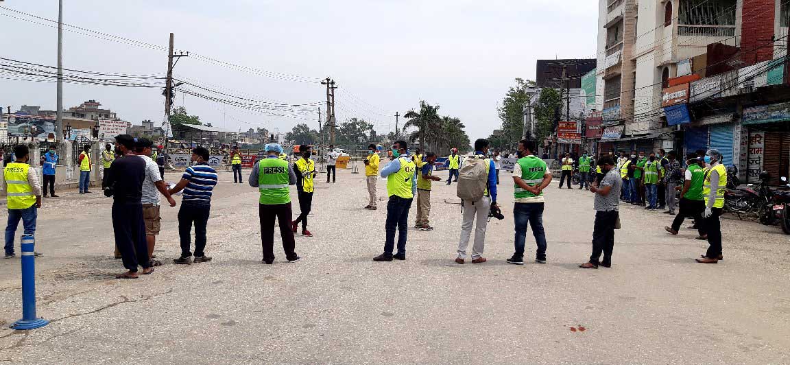 न्याय माग्दै पत्रकार सडकमा उत्रिए