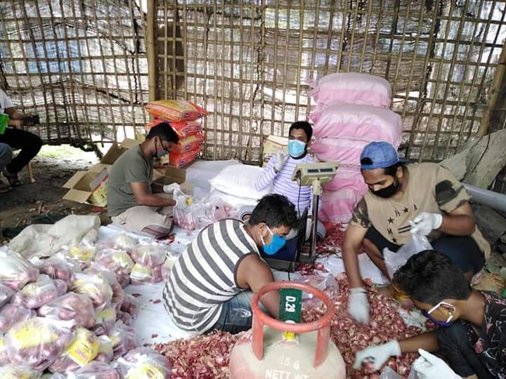 मुस्लिम वेलफेयर सोसाईटीद्वारा लहानमा रमदानको अवसरमा राहत वितरण