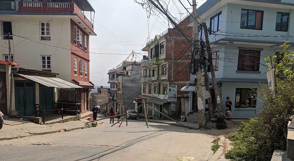 भक्तपुरका दुई ठाउँ सिल भयो