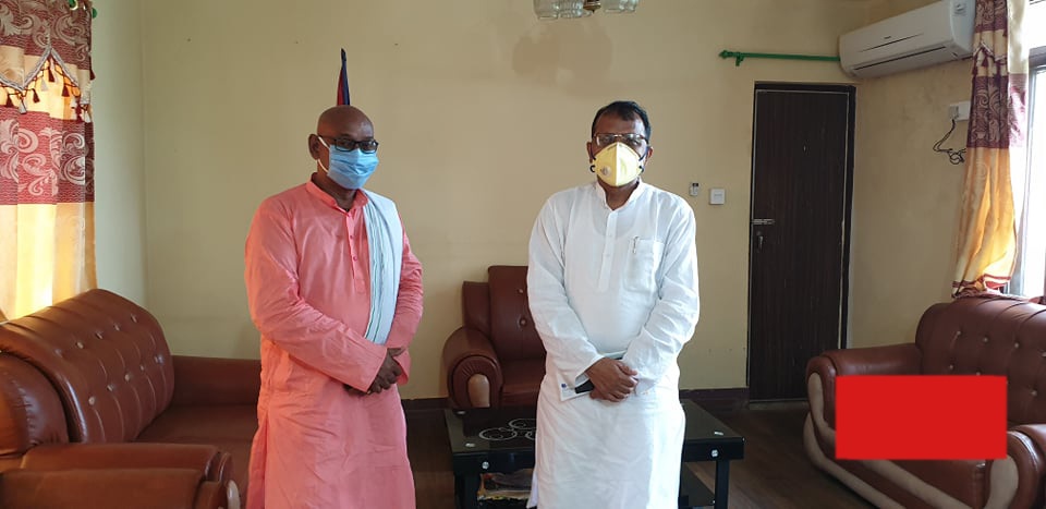 मुख्यमन्त्री राउत र मेयर साह विच भेटवार्ता