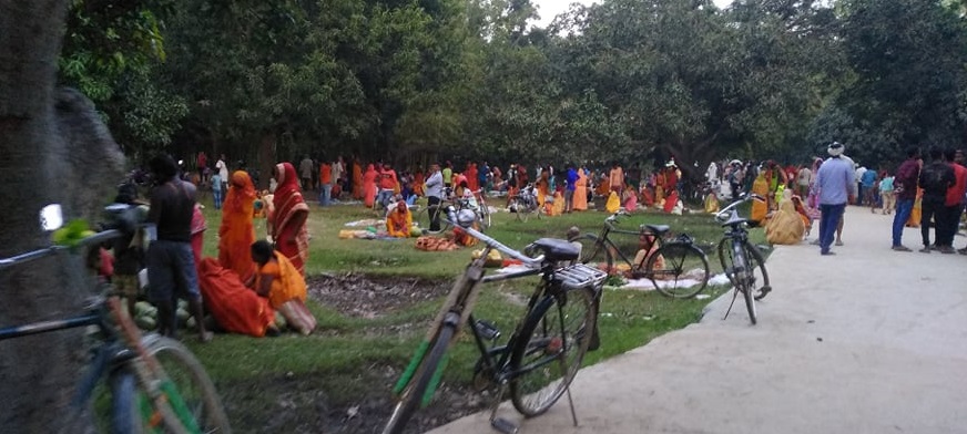 लकडाउन : धनुषाका एक प्रहरी चौकी नजिकै बजार लाग्छ !