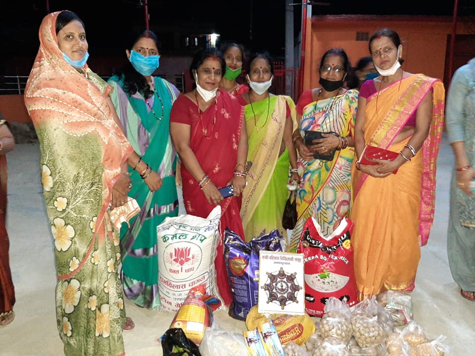 गरिब र विपन्न परिवारलाई राहत वितरण गरियो