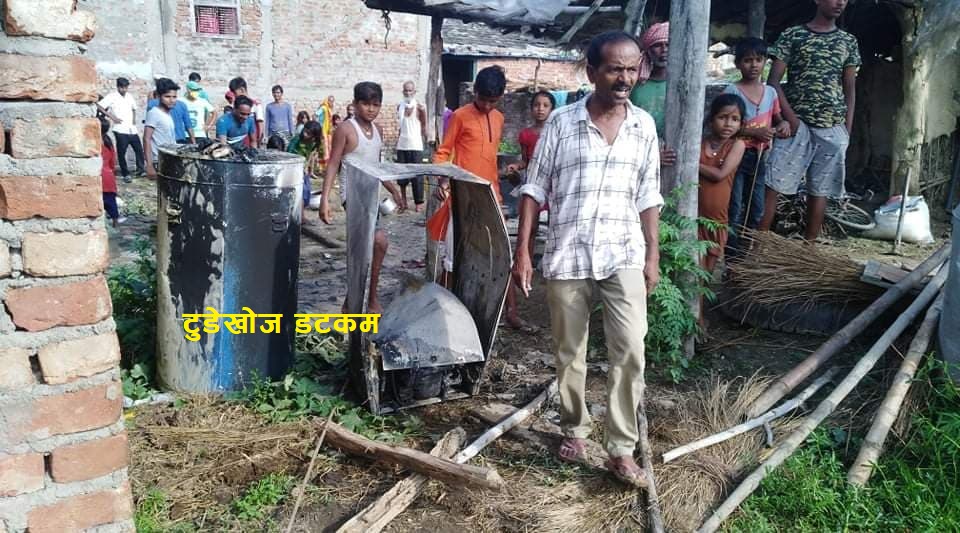क्षिरेश्वरनाथ नगरपालिकामा ग्यास लिक भएर आगलगी, लाखौंको क्षति