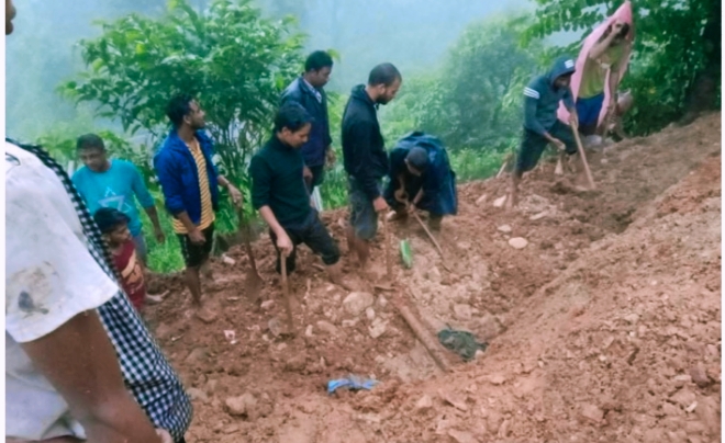 नेपालमा पहिरोमा परेर ५ जनाको ज्यान गयो, ४ जना बेपत्ता