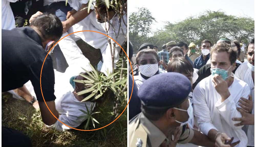 काँग्रेस नेता राहुल गान्धी रिहा, प्रहरीले यसरी किन भुँइमा लडाए ?