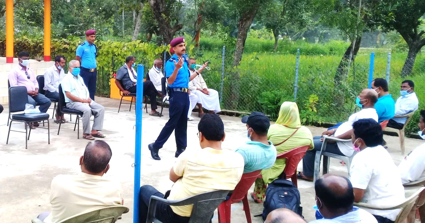 शहिदनगर : इन्सपेक्टर भण्डारीले भने- जनताको सुरक्षाका लागि २४ सैं घण्टा खटिनेछौं