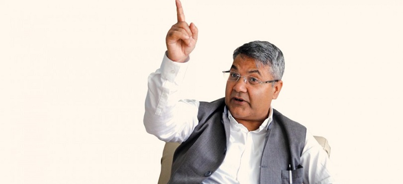 ओलीलाई पानी पिउन नपाउने गरी कारबाही हुने प्रतिक्षामा छु : पुर्वमंत्री बाँसकोटा