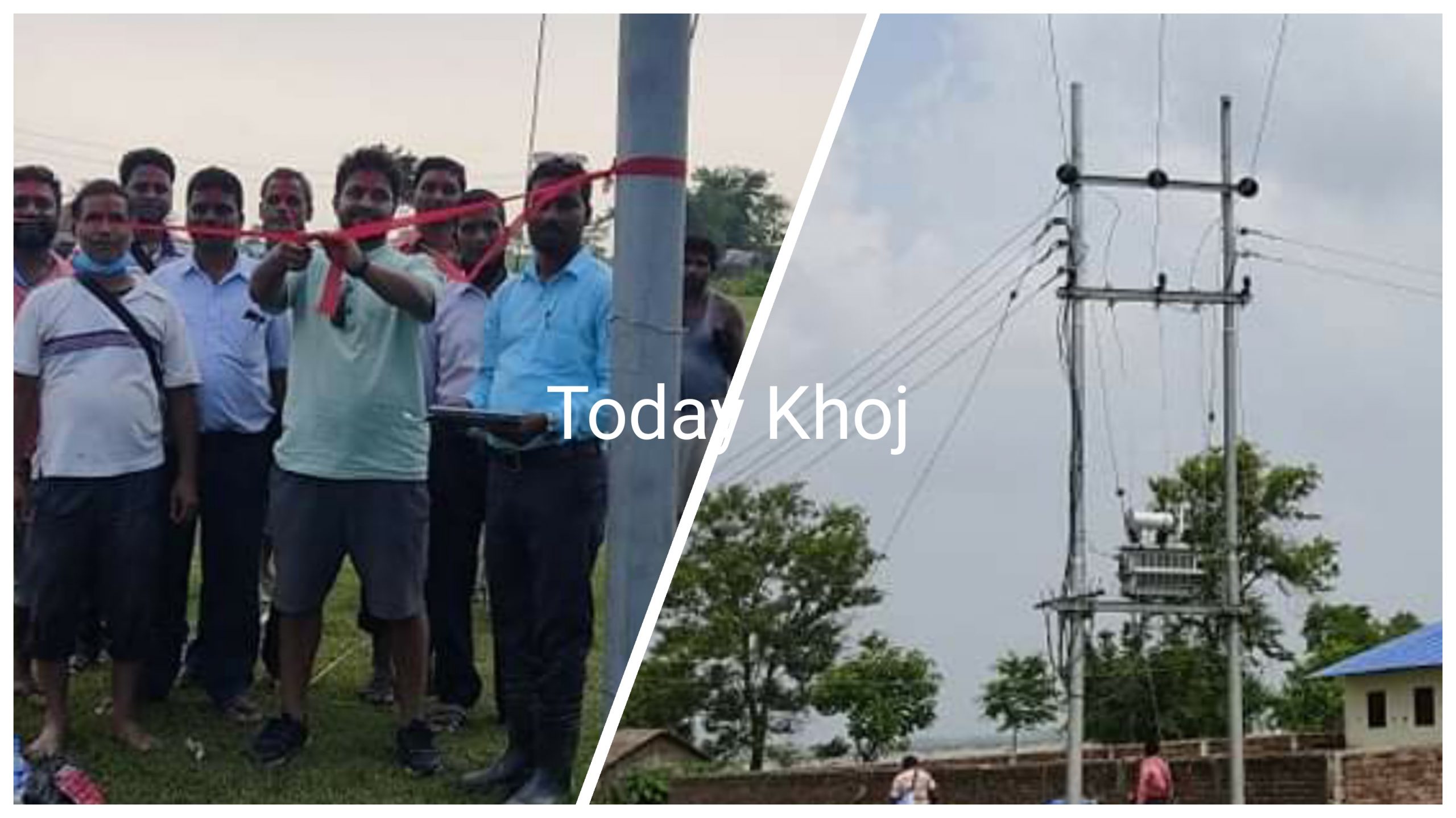 सप्तरीको श्रीलंका टापुमा पुग्यो विजुली, गाउँभर खुशियाली, विद्युत प्रमुख यादवलाई फुलमाला