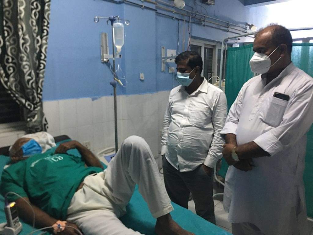 धनुषाका कांग्रेस नेता राय अस्पताल भर्ना