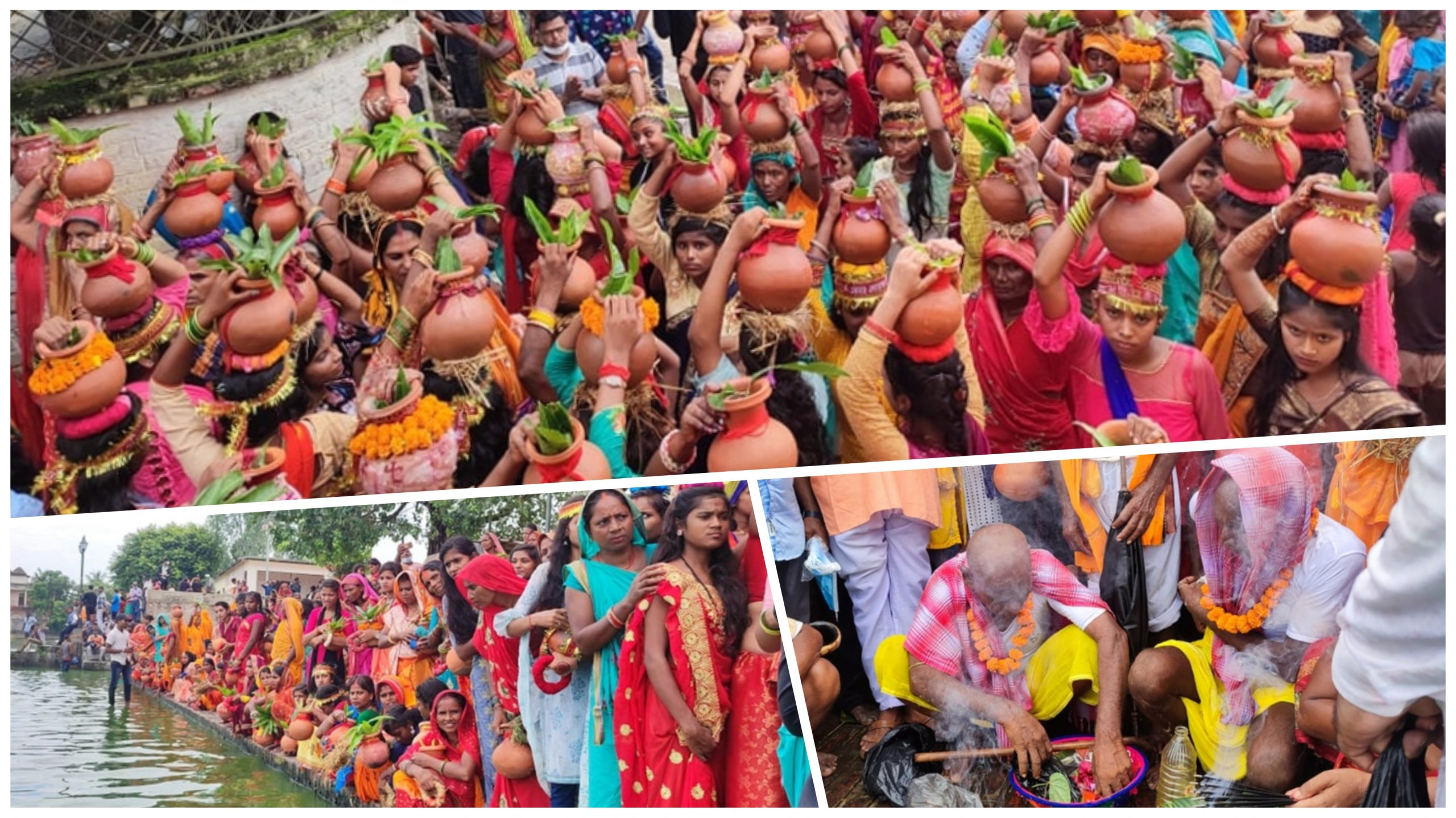जनकपुरमा भगवती मन्दिर स्थापना गर्न विशाल कलशयात्रा