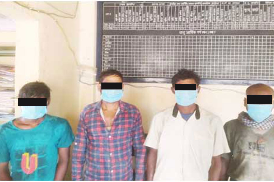 सिरहा : चोरी गरेर फरार चार जनालाई प्रहरीले समात्यो