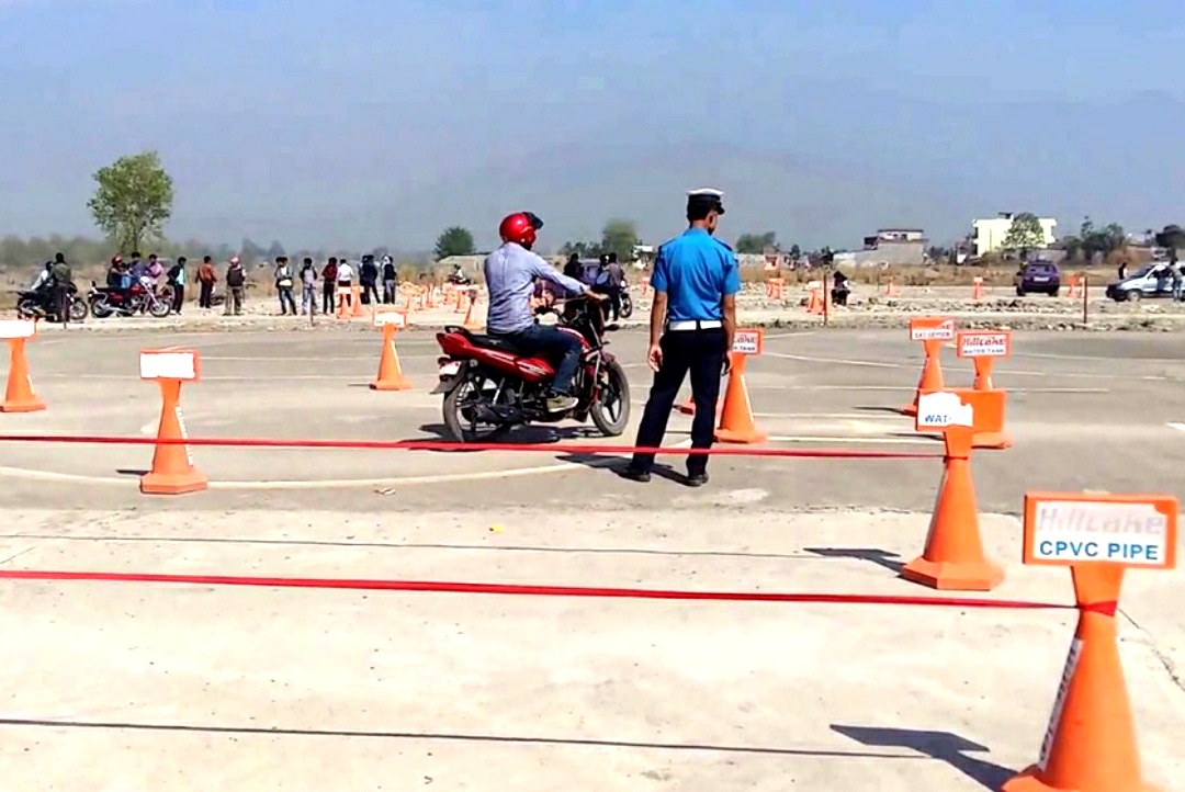 चार महिनादेखि बन्द सवारी लाइसेन्स परीक्षा आजदेखि