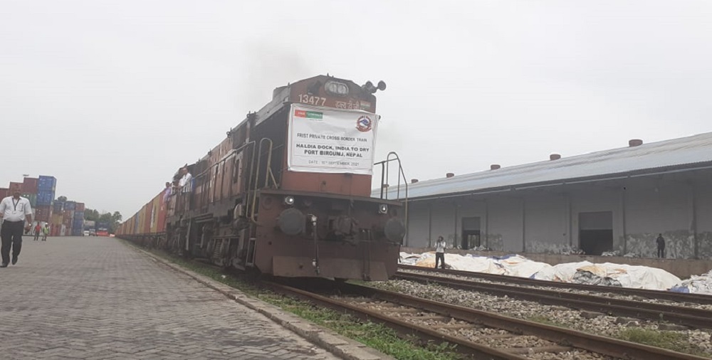 वीरगन्ज आइपुग्यो निजी भारतीय कार्गो रेल, १२ वर्षदेखिको माग पूरा