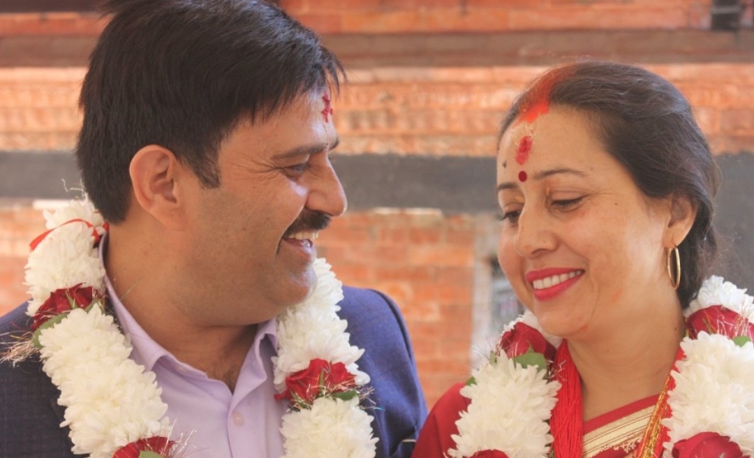 मनोज गजुरेलले न्याय अधिकृत पोखरेलसँग गरे विहे