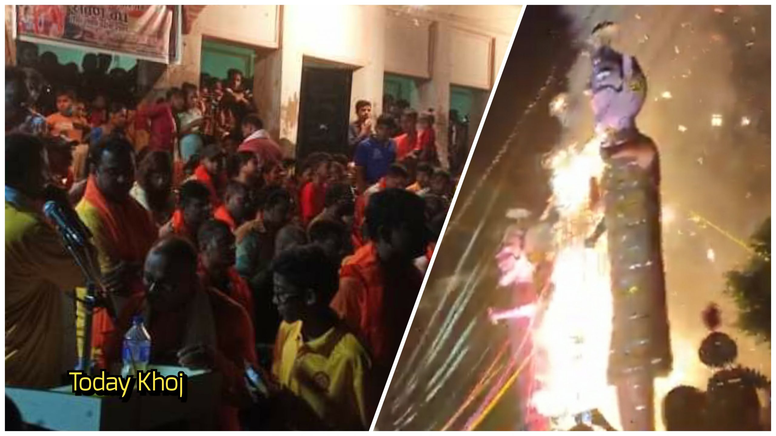 जनकपुरमा रावण बध र लंका दहन गरियो