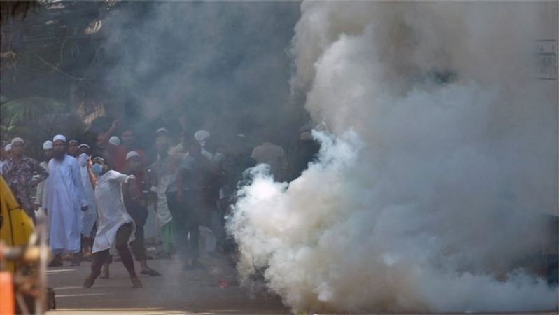 बंगलादेशमा हिन्दुमाथि आक्रमणपछि विरोध प्रदर्शन