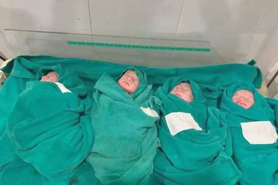 सीताले एकैपटक जन्माइन् चार छोरी, सबै स्वस्थ !