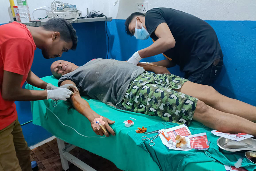 रौतहटमा बाघले एक जनालाई घाइते बनायो