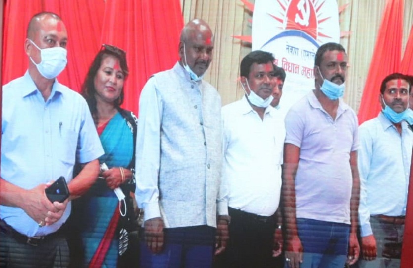 राजकुमार लेखी ५५ नेता-कार्यकर्तासहित एमालेमा प्रवेश