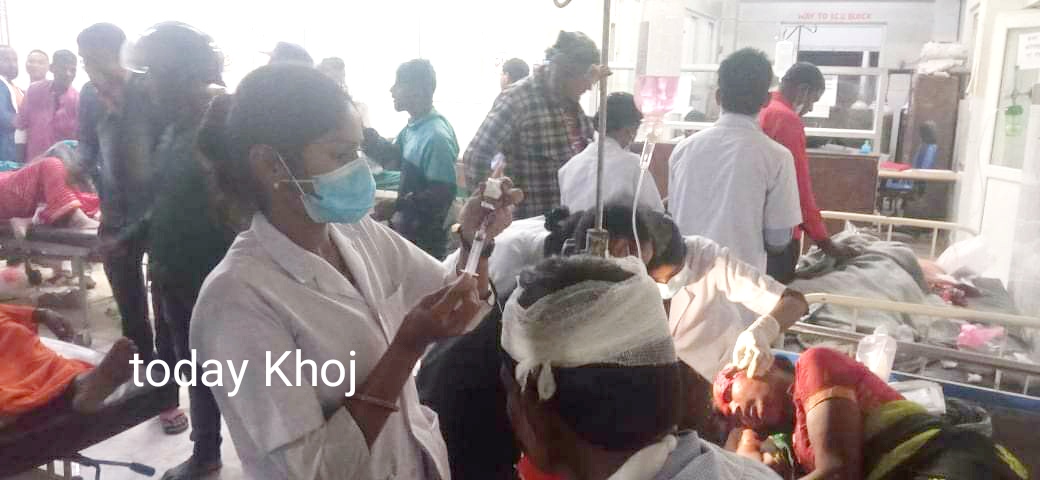 धनुषामा मेला गइरहेको ट्याक्टर दुर्घटना, २ जनाको मृत्यू, १८ घाइते