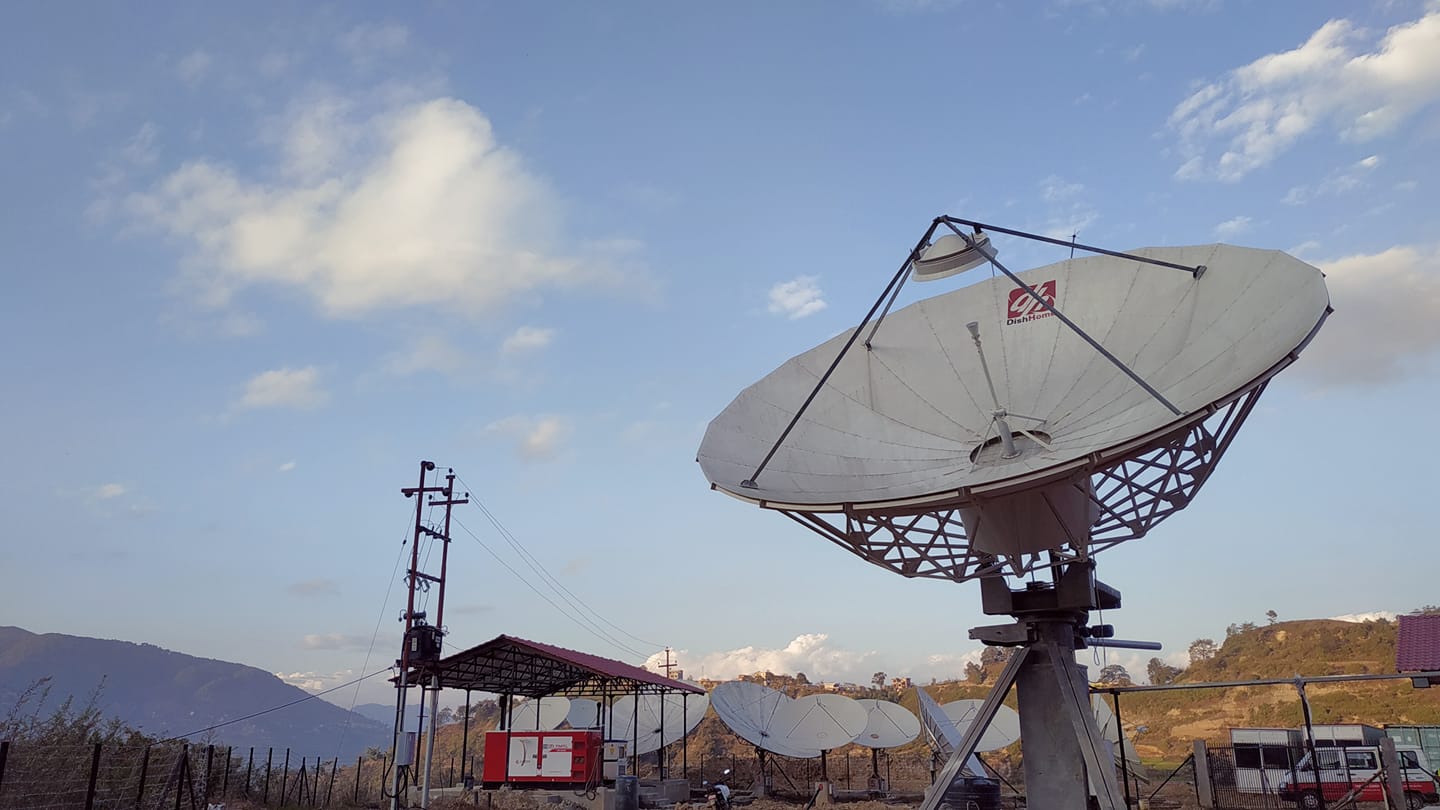 डुकुछापमा डिशहोमको नयाँ Satellite Teleport स्थापना