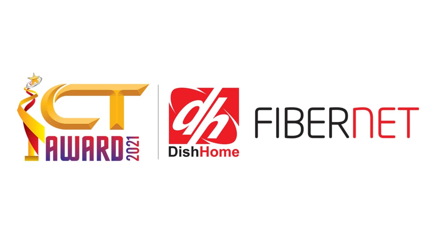 आइसिटी अवार्डको २०२१ को पावर्ड वाइ स्पोन्सरमा डिशहोम फाईबरनेट