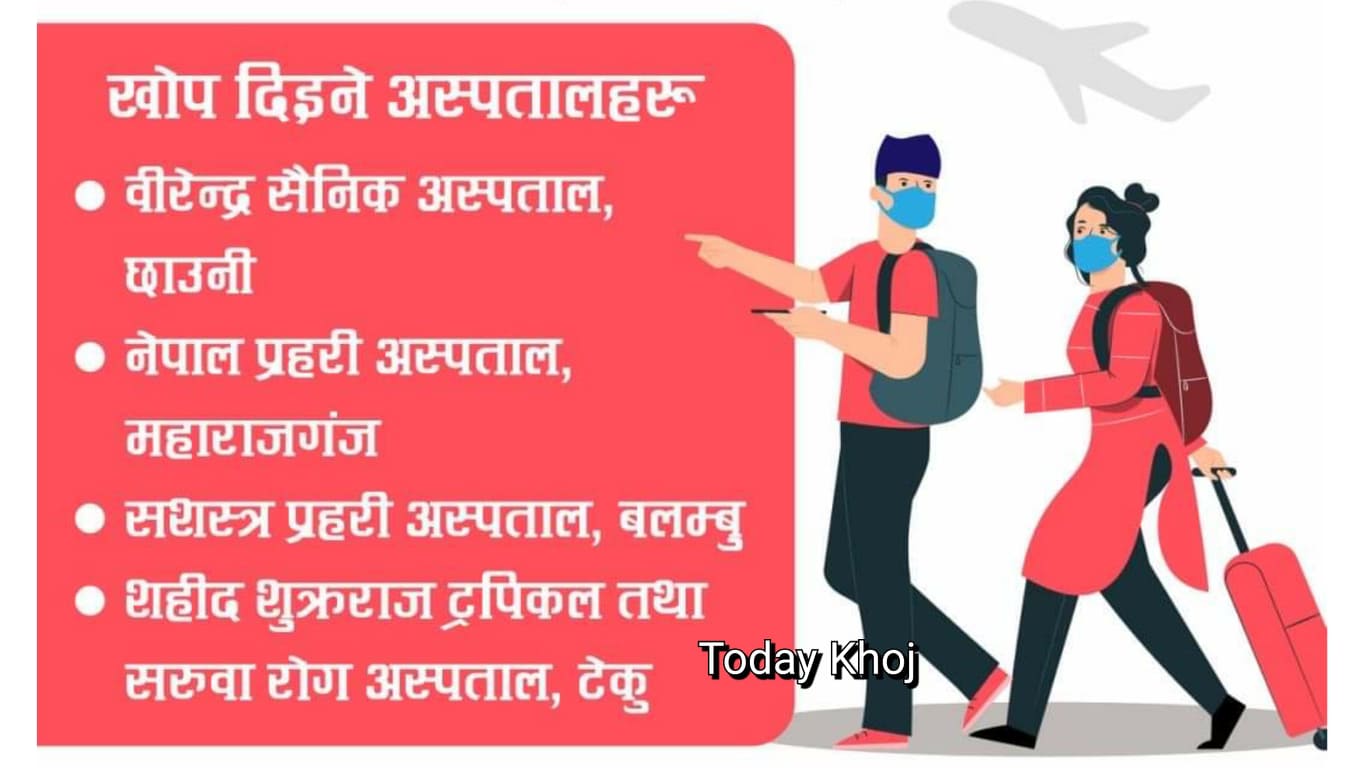 विदेश जाने नागरिकले काठमाडौंका यी ४ अस्पतालमा खोप लिन पाउने