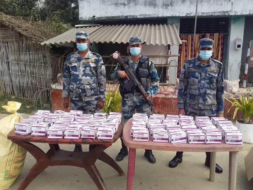धनुषाको जटही नाकामा सशस्त्र प्रहरीद्धारा औषधी बरामद
