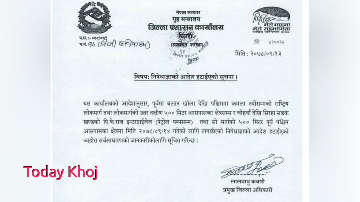 Breaking- सिरहामा प्रशासनले लगाएको कर्फ्यू हटाइयो