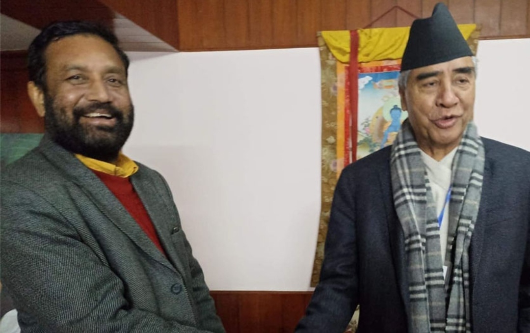 सभापतिमा निधिको समर्थन पनि देउवालाई