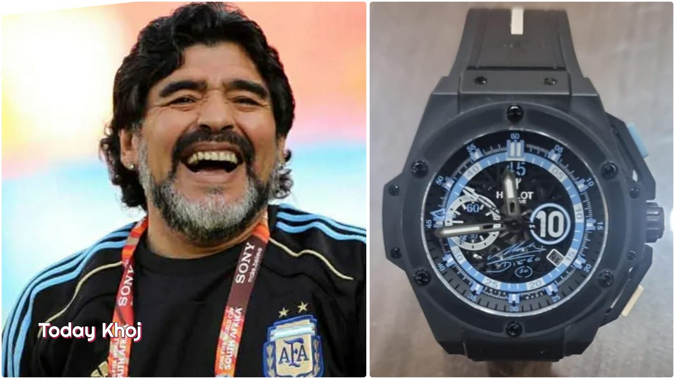 फुटबल बादशाह म्यारोडोनाको घडी दुबईमा हरायो, भारतमा भेटियो