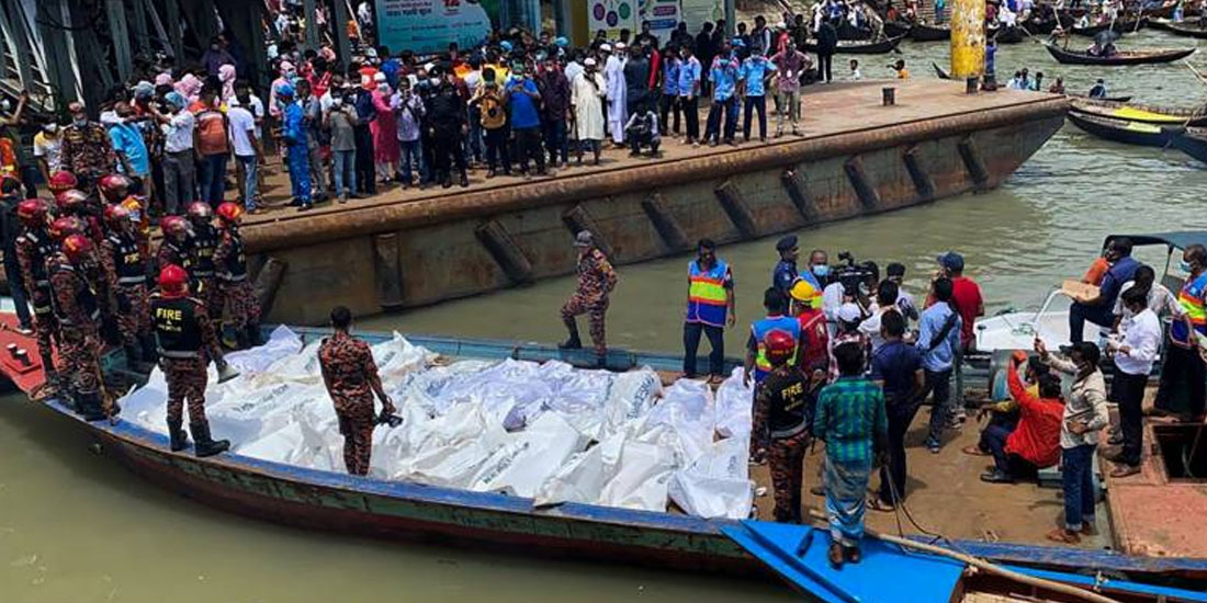 बंगलादेशमा फेरीमा आगलागी, मृतक संख्या ३६ पुग्यो