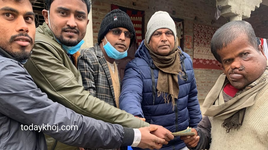 रोग पत्ता लगाउन सिरहाका पीडित गुन्जनलाई आर्थिक सहयोग