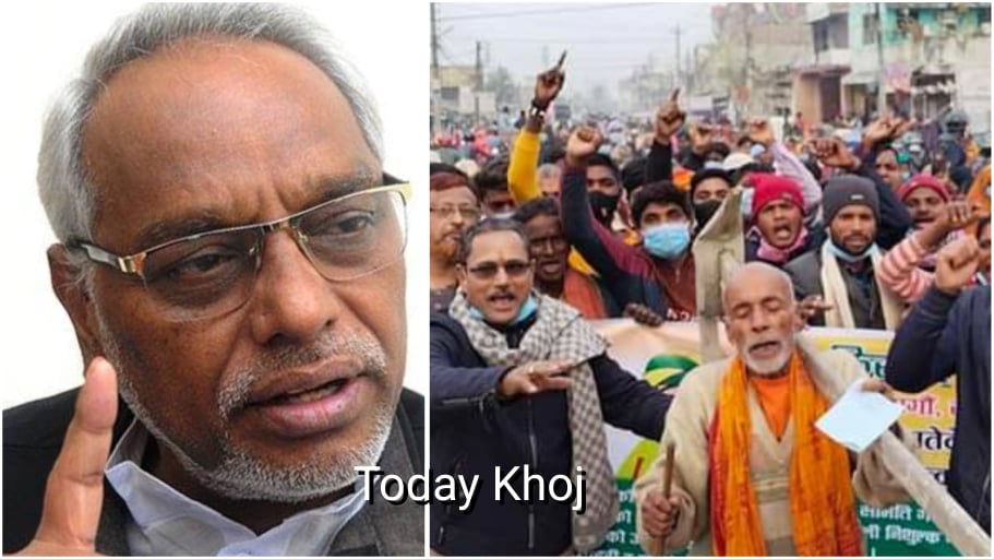 किसान आन्दोलनमा राजेन्द्र महतोको समर्थन, सरकारलाई भने- माग पुरा गर